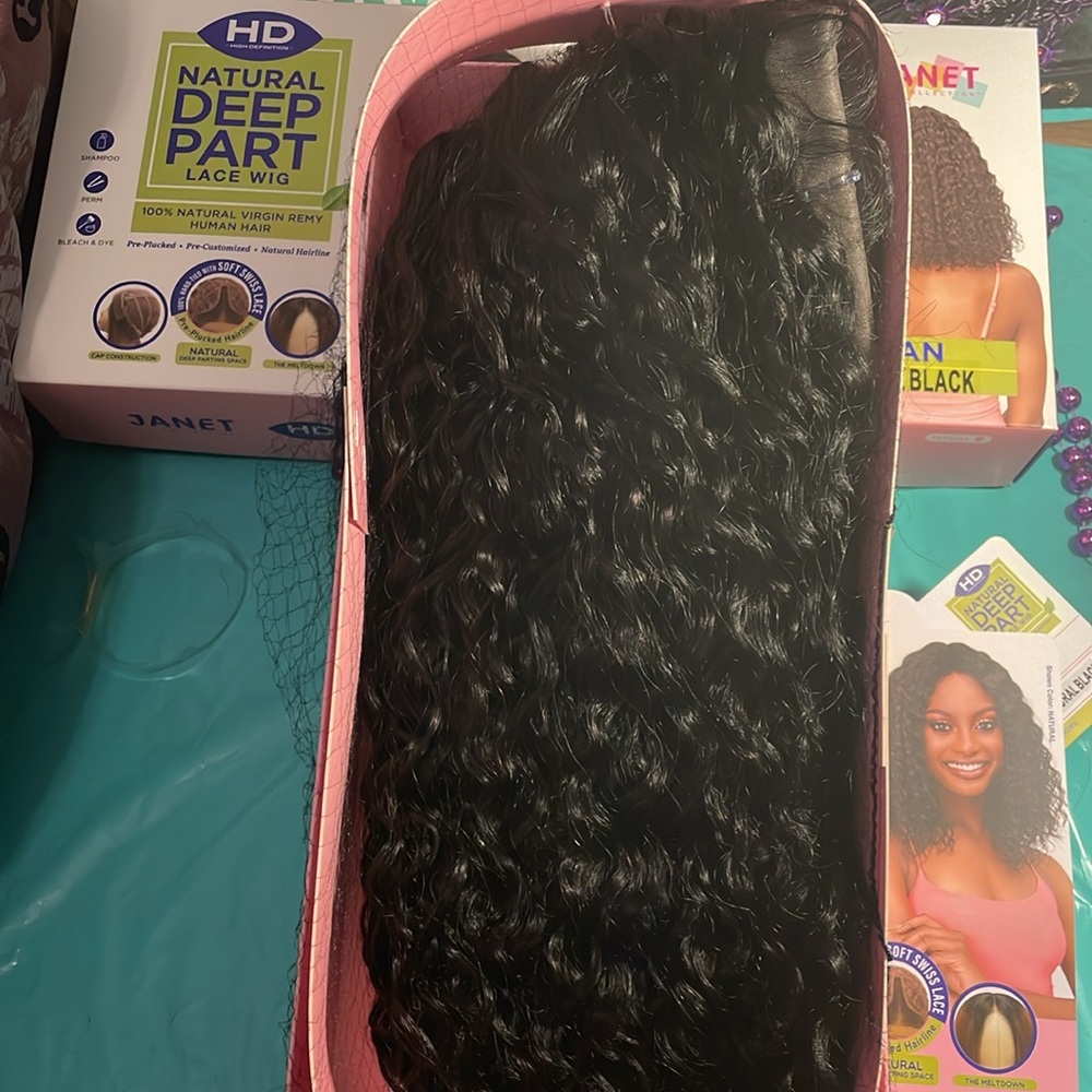 Janet Collection Human Hair Remy Wig - Picture 4 of 12